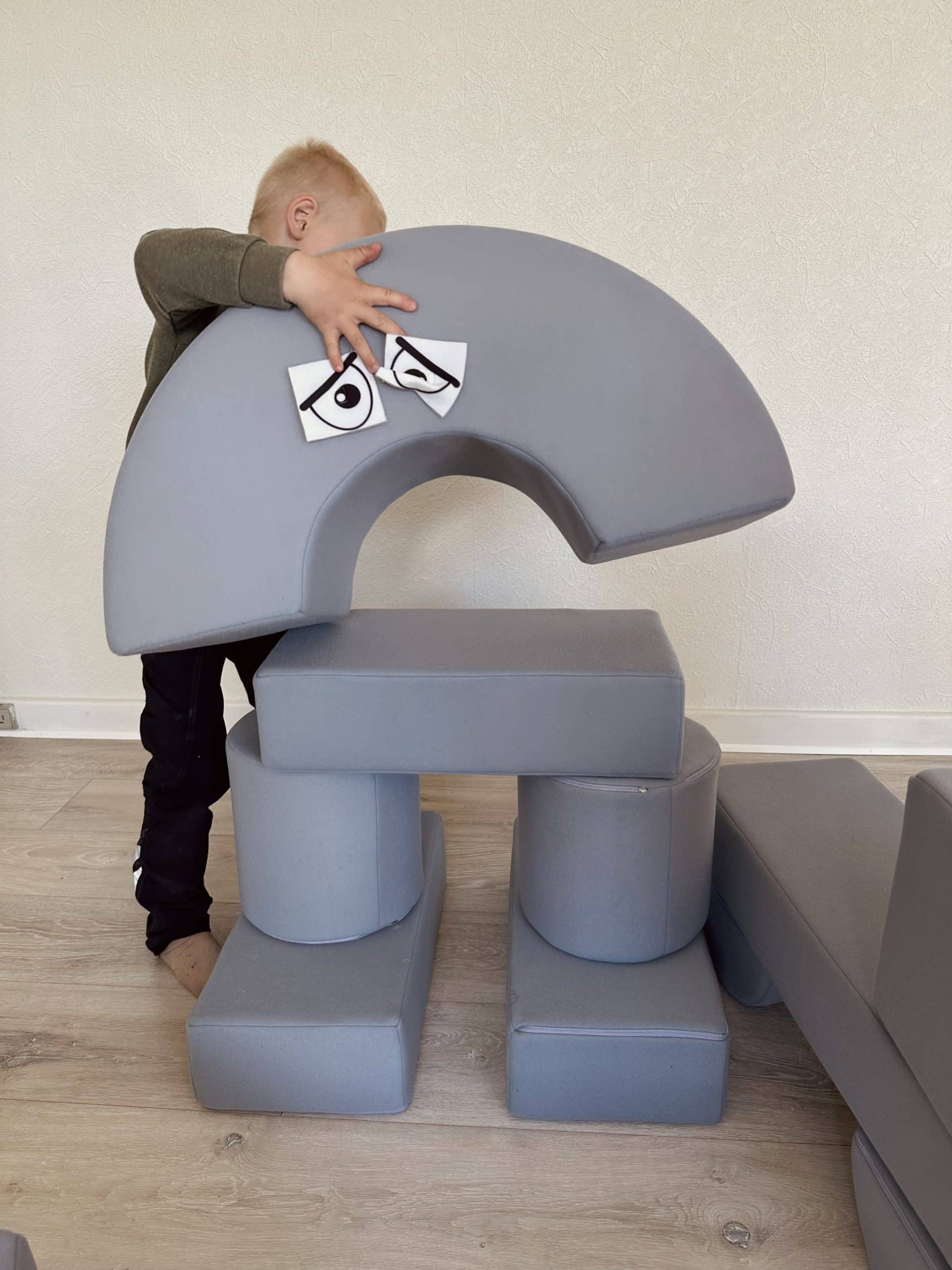 Aktiv leg med legeskums moduler